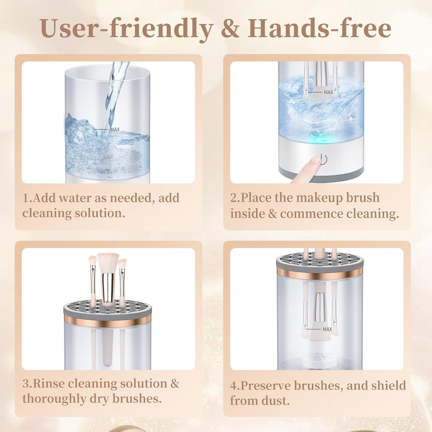 Cushix® Makeup Brush Cleaner